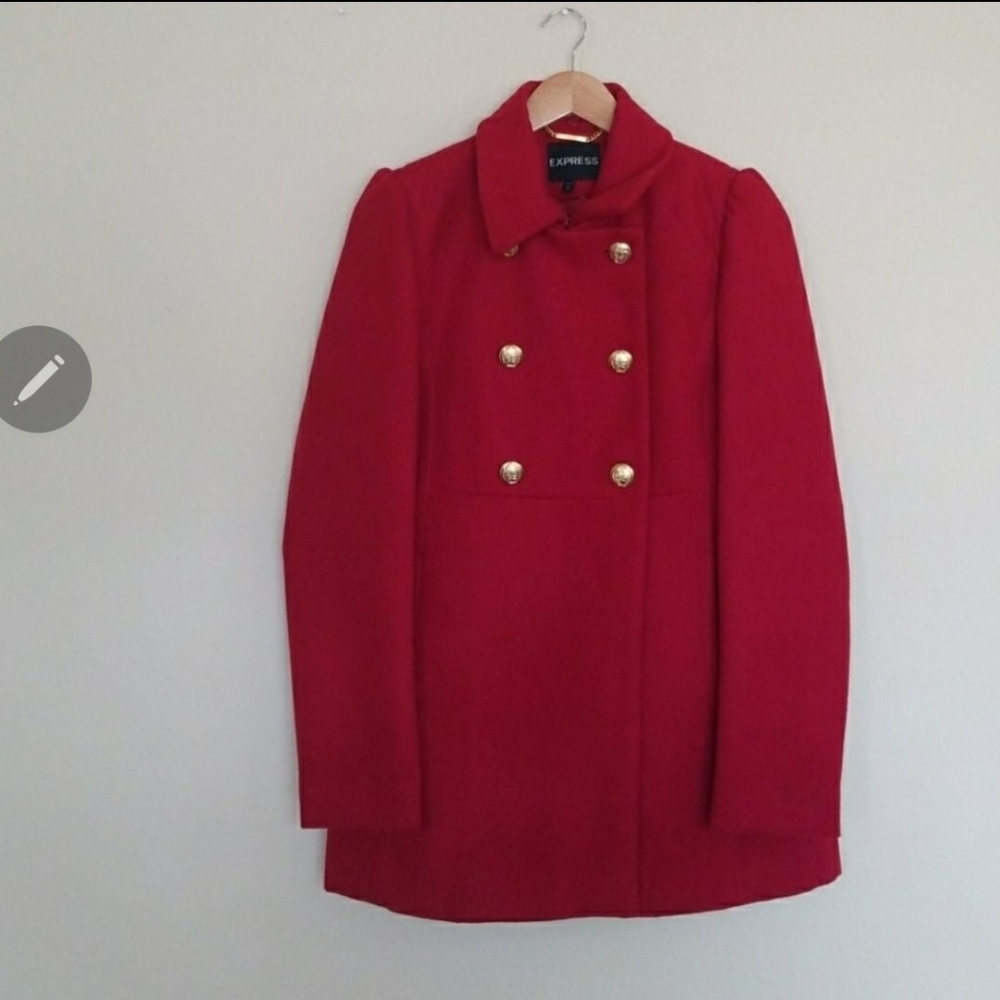 Express double-breasted coat - Picture 2 of 6